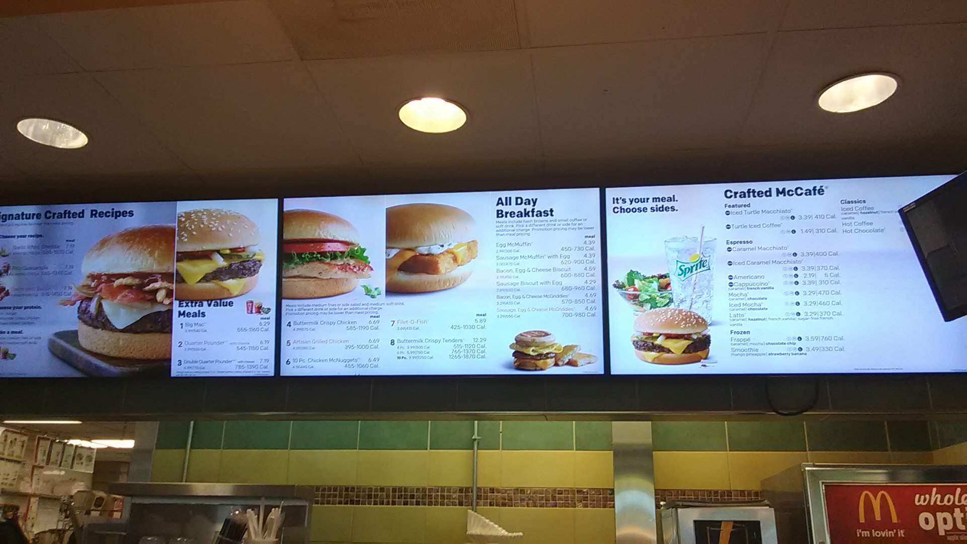 McDonald's Menu