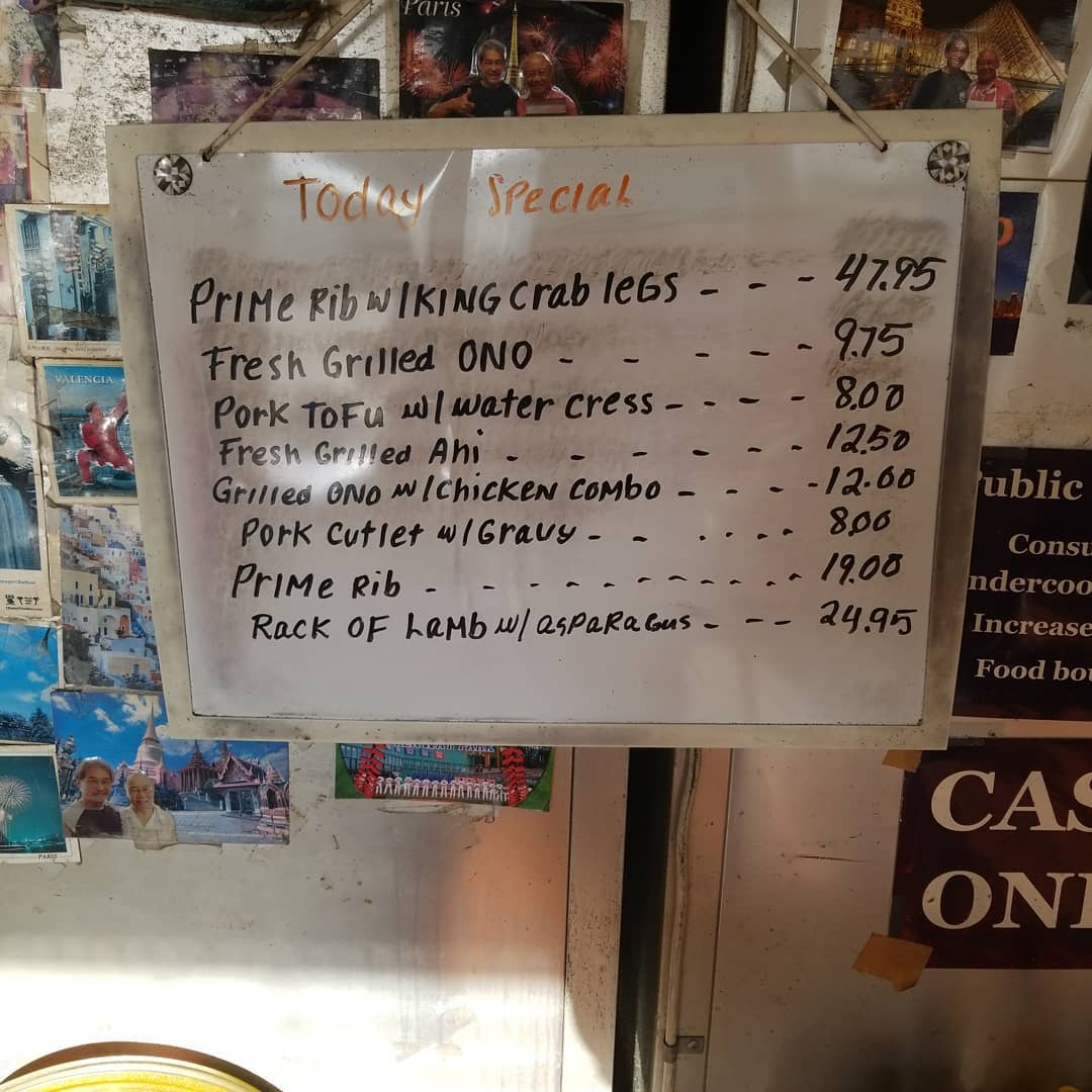 Ray's Cafe 2033 N King St, Honolulu