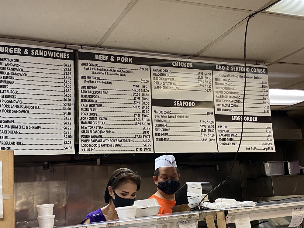 Bob's Bar-B-Que Restaurants 1366 Dillingham Blvd, Honolulu