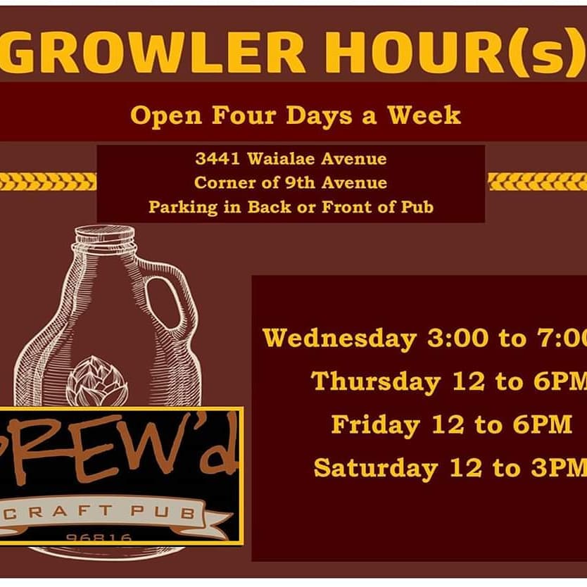 BREW'd craft pub 3441 Waialae Ave A, Honolulu