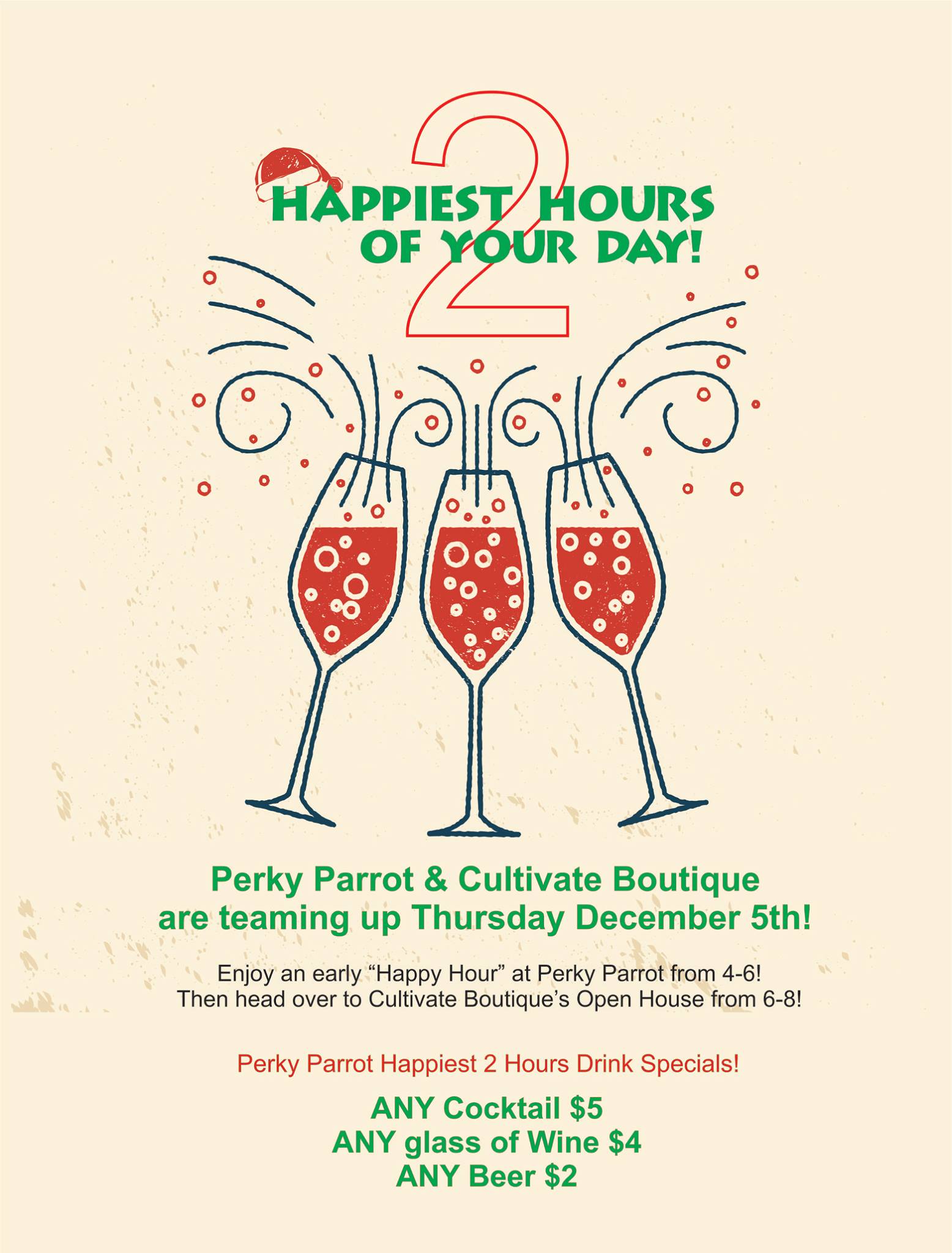 The Perky Parrot Menu