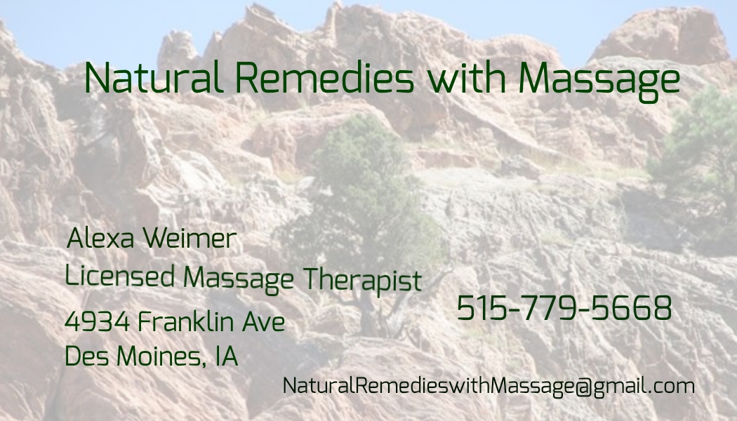 Natural Remedies with Massage