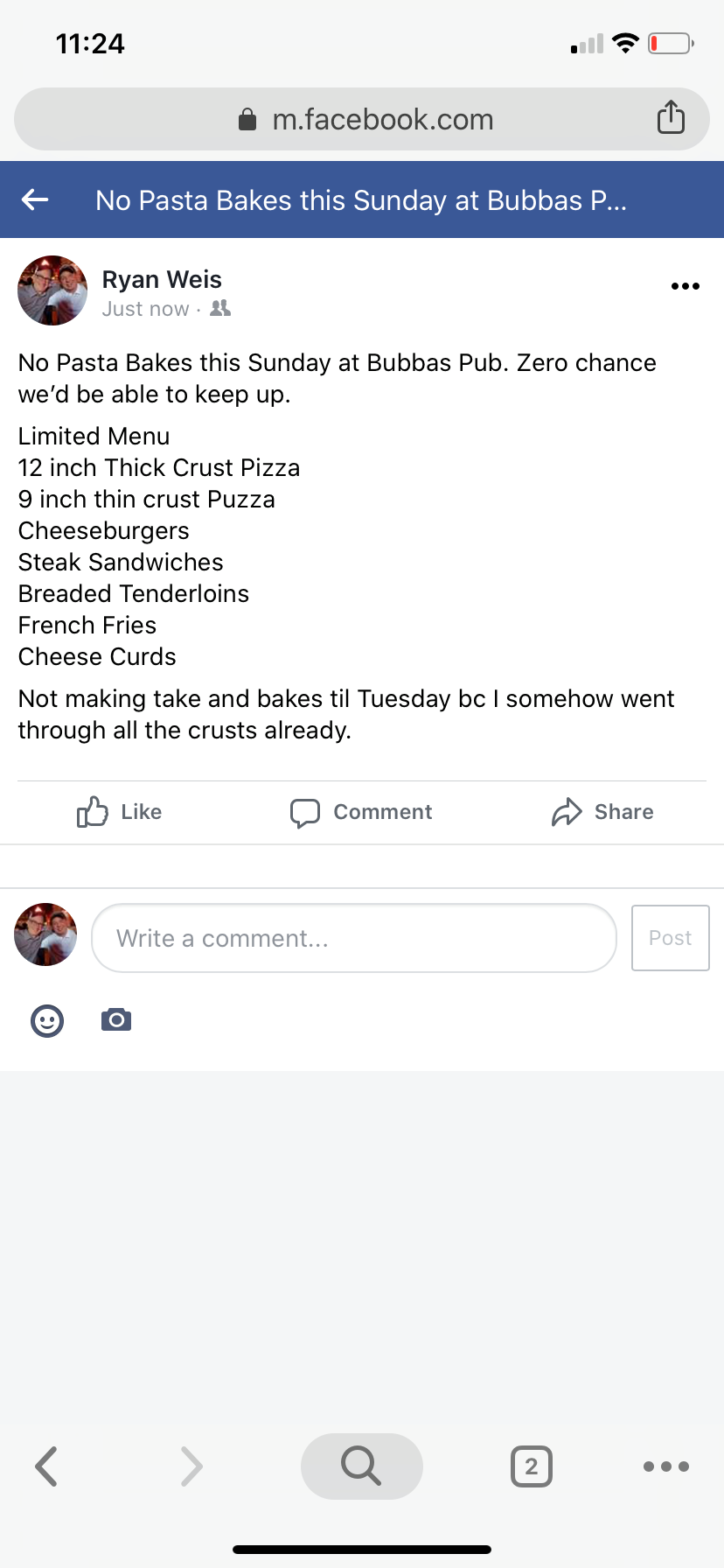 Photo credit: Facebook