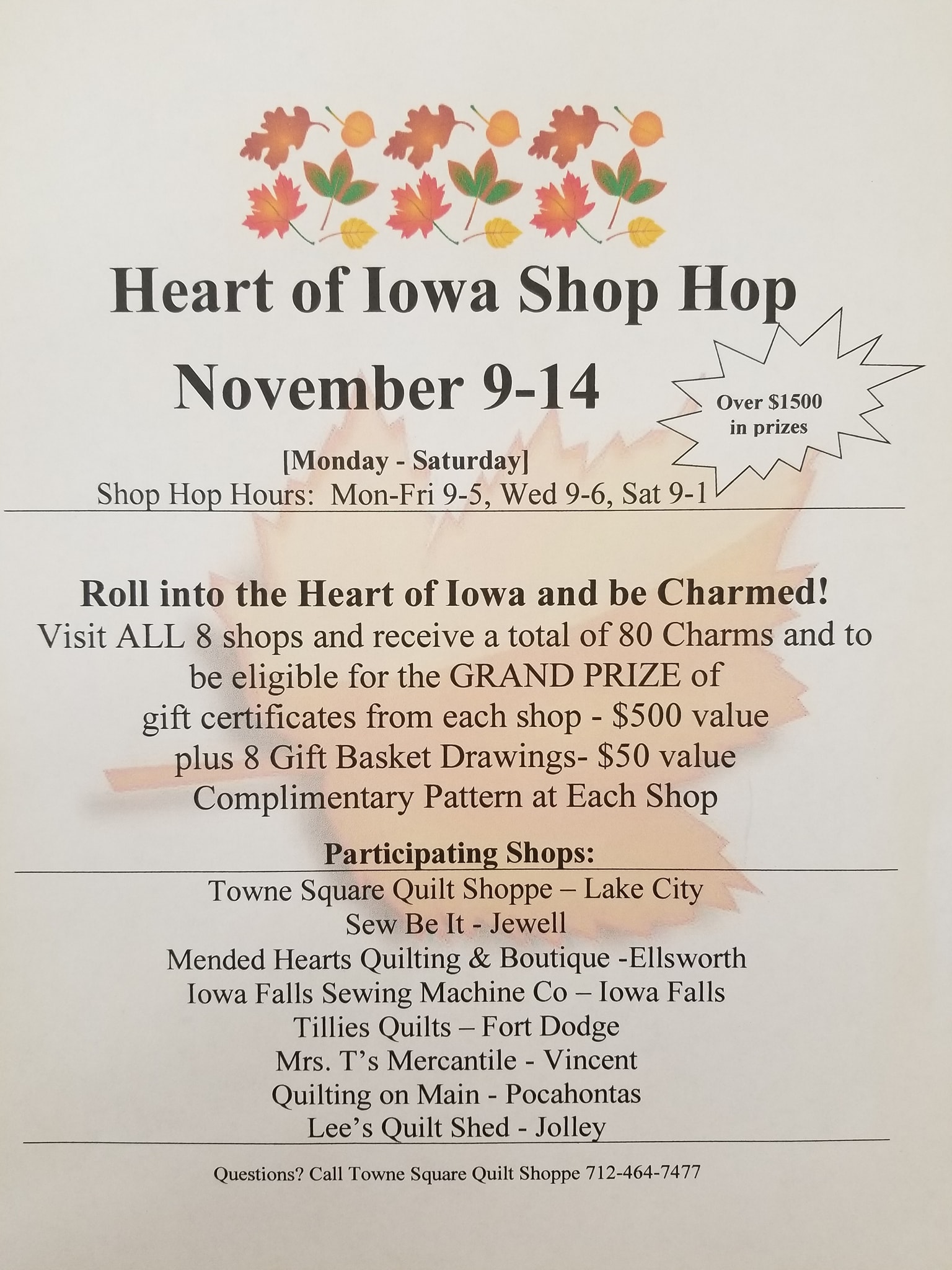 Mrs. T's Mercantile Menu