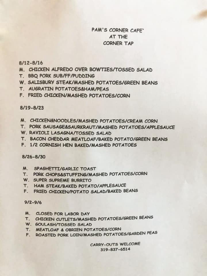 Corner Tap Menu