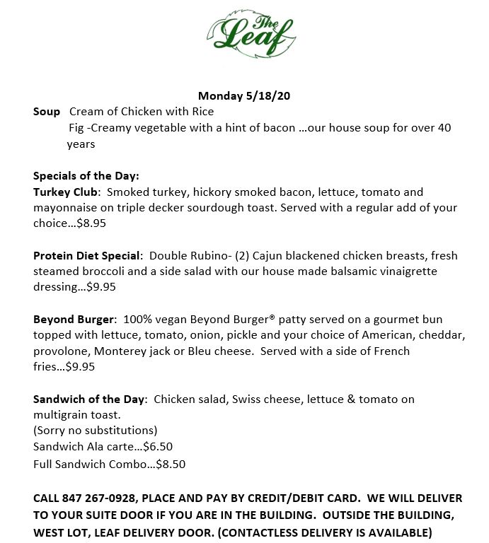 The Leaf Cafe 2275 Half Day Road Atrium, Bannockburn