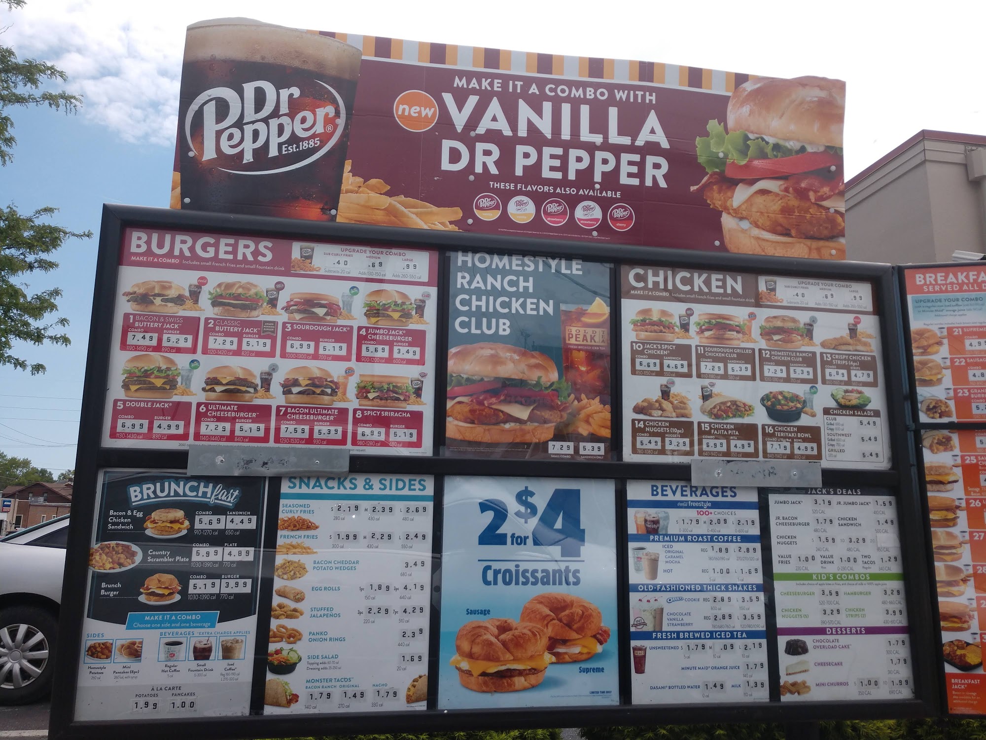Jack In The Box Menu