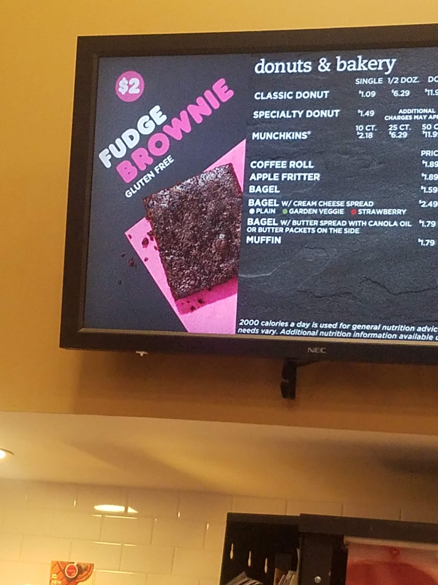 Dunkin' Menu