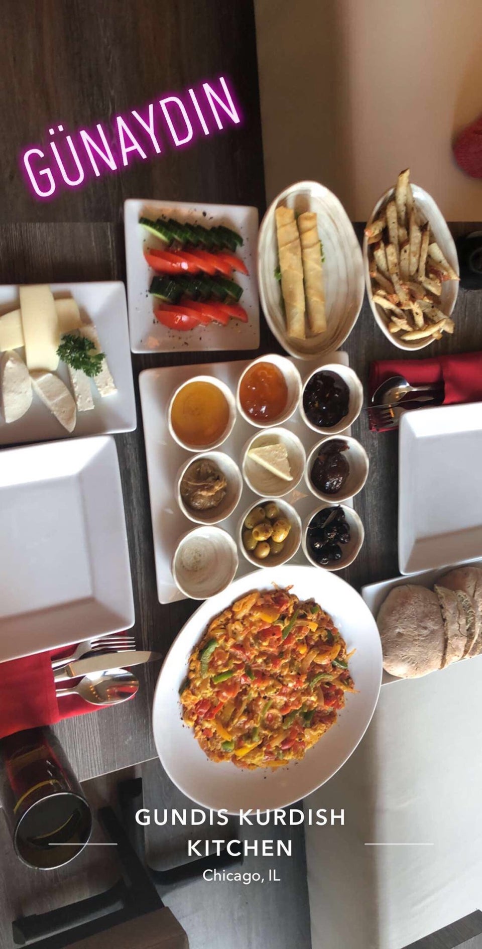The Gundis Kurdish Kitchen 2909 N Clark St, Chicago