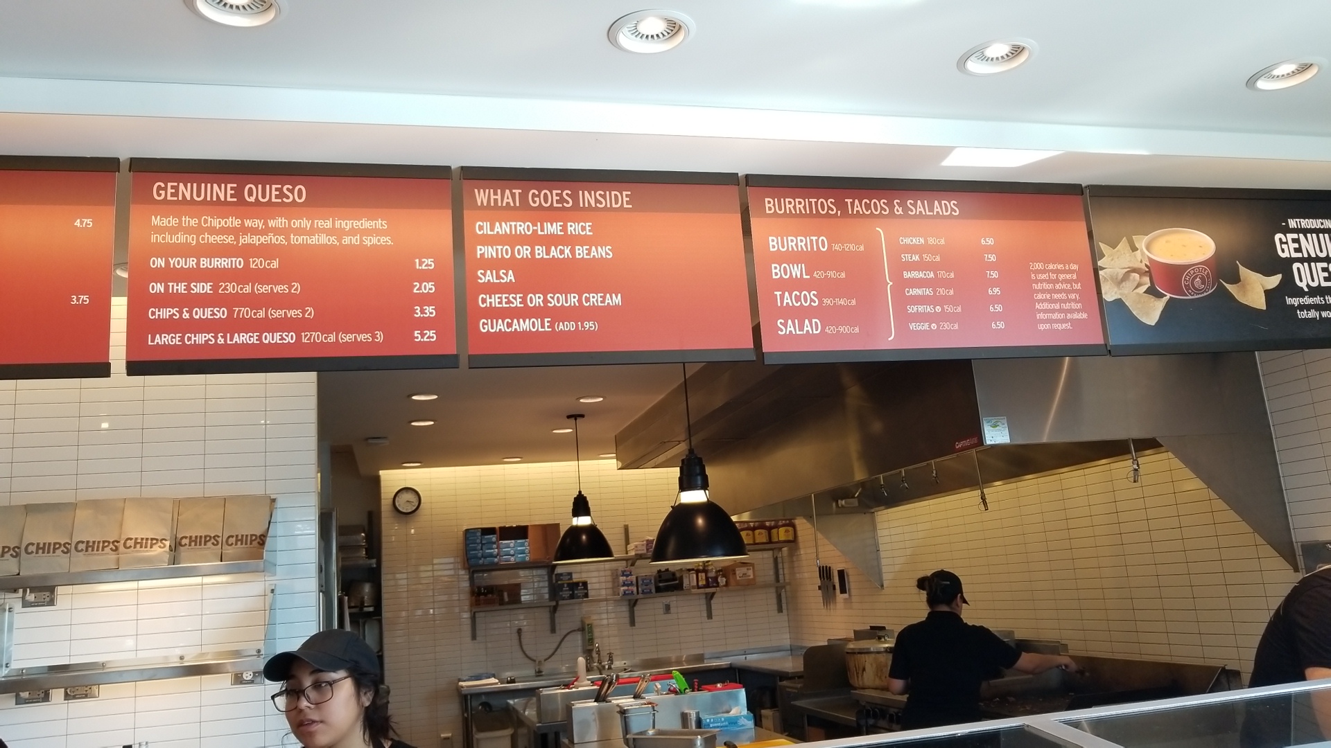 Chipotle Mexican Grill Menu