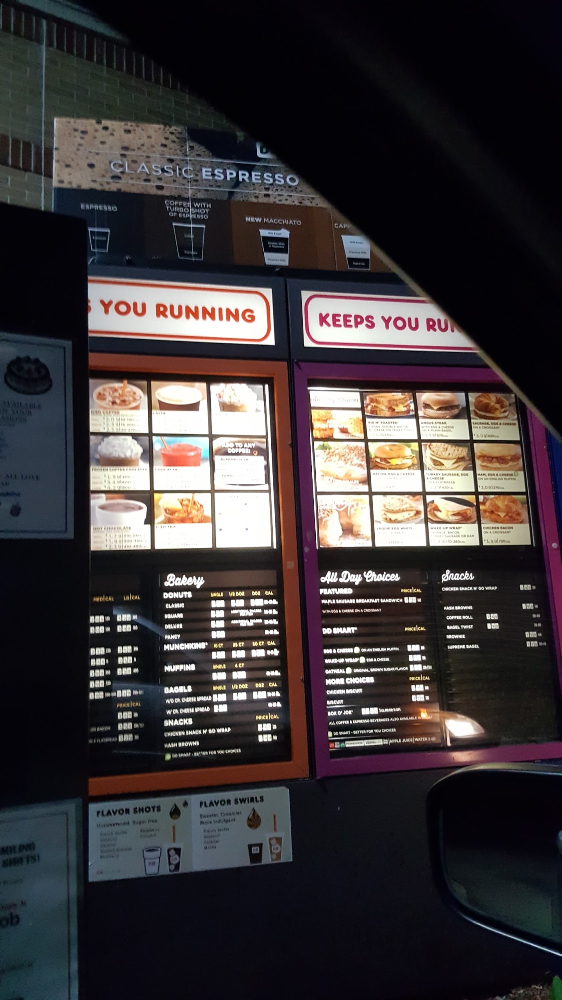 Dunkin' Menu