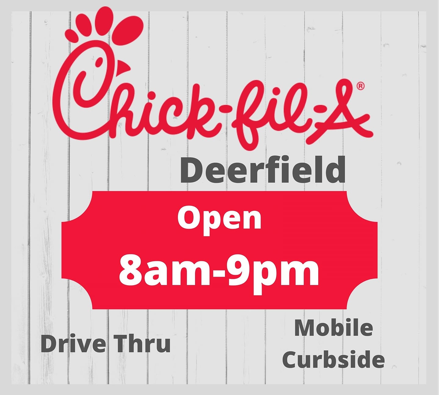Chick-fil-A Deerfield 75 S Waukegan Rd, Deerfield