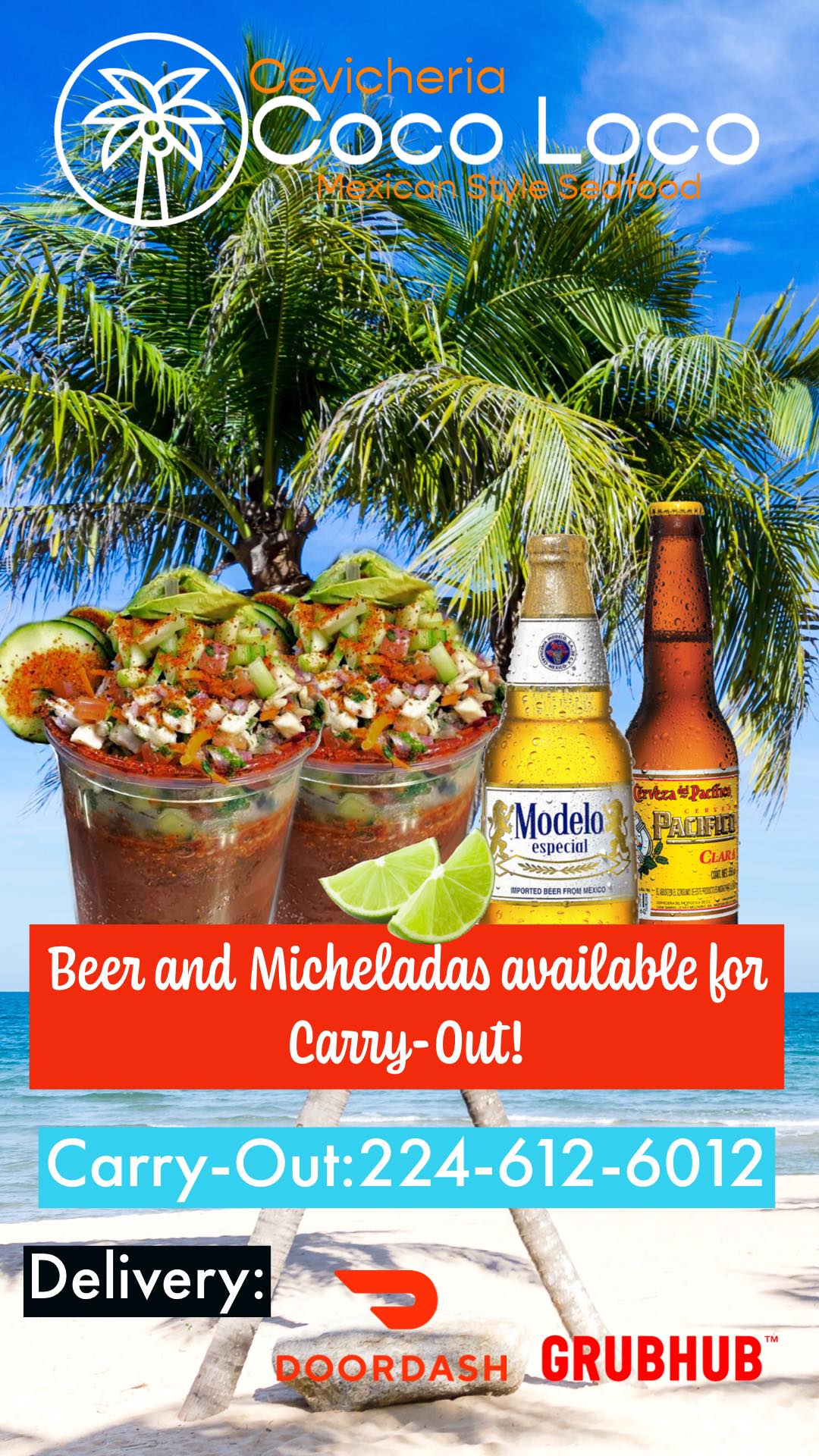 Cevicheria Coco Loco 931 E Oakton St, Des Plaines