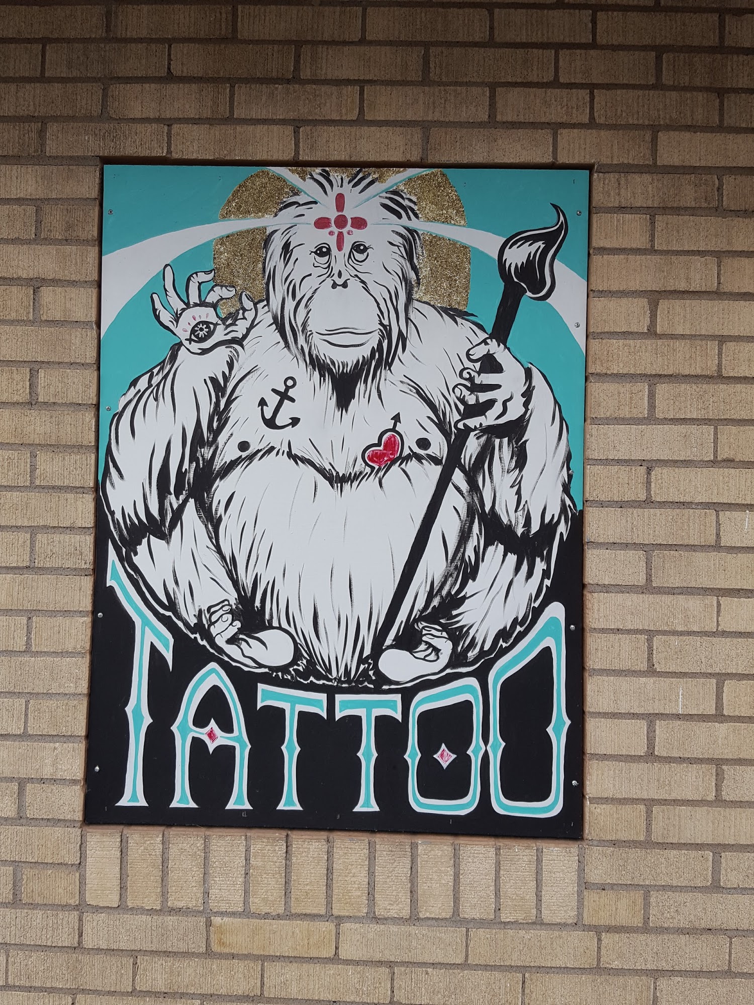 Painted Monkey Tattoo