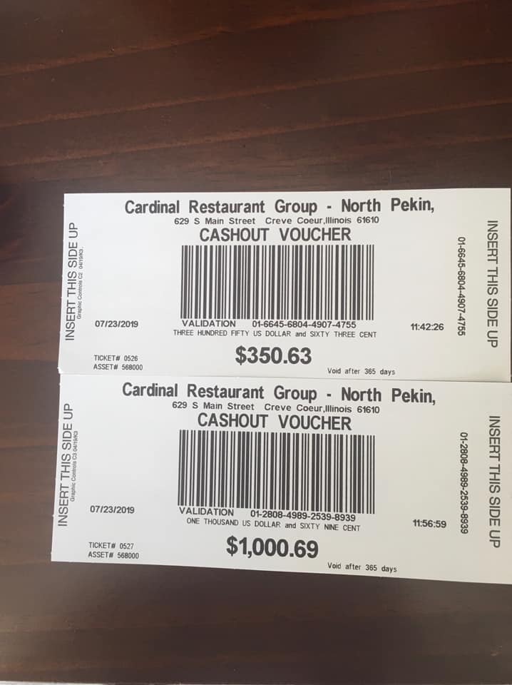 Lola's Slots -East Peoria Menu