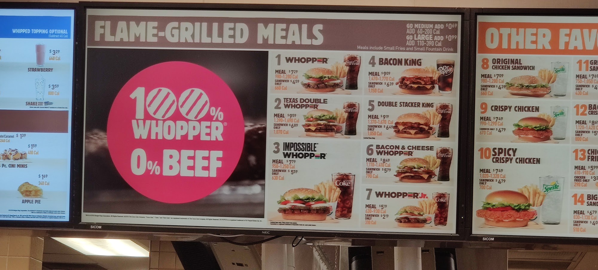Burger King Menu