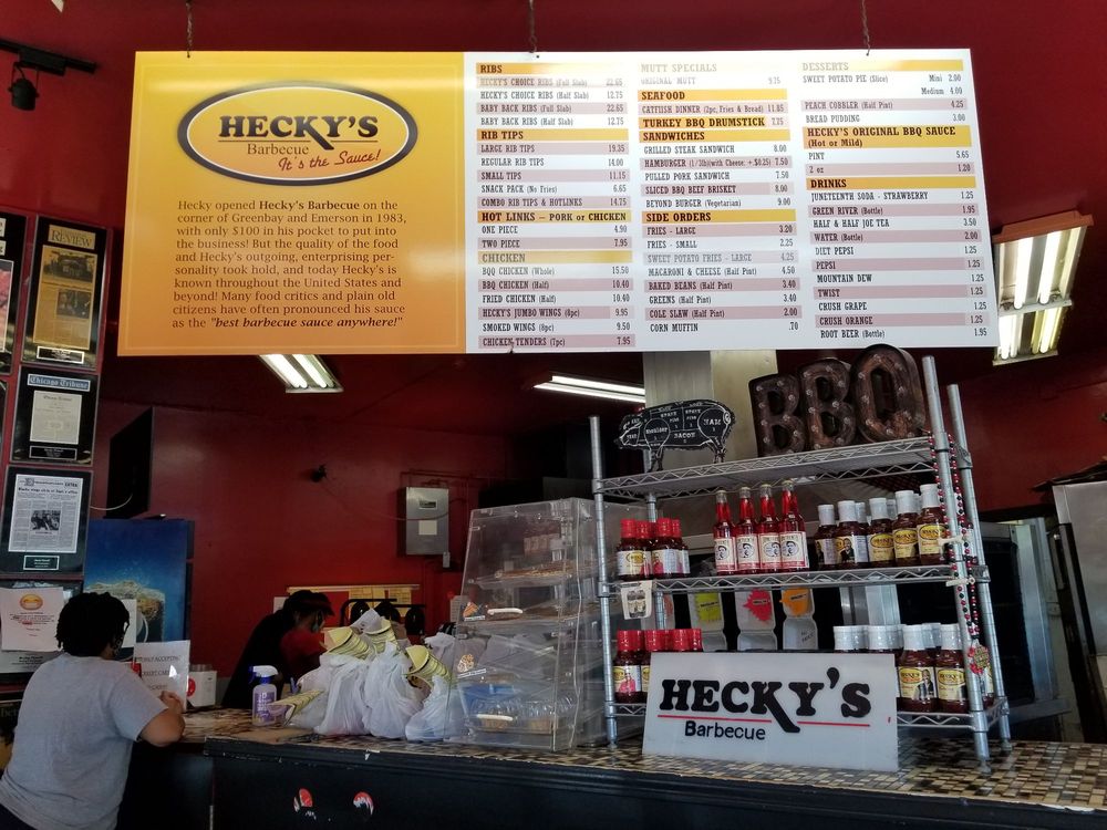 Hecky's Barbecue 1902 Green Bay Rd, Evanston