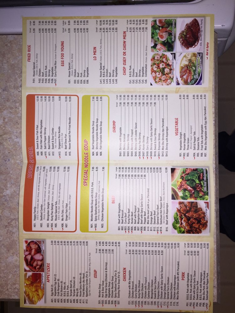 New Beijing Chinese Restaurant Menu