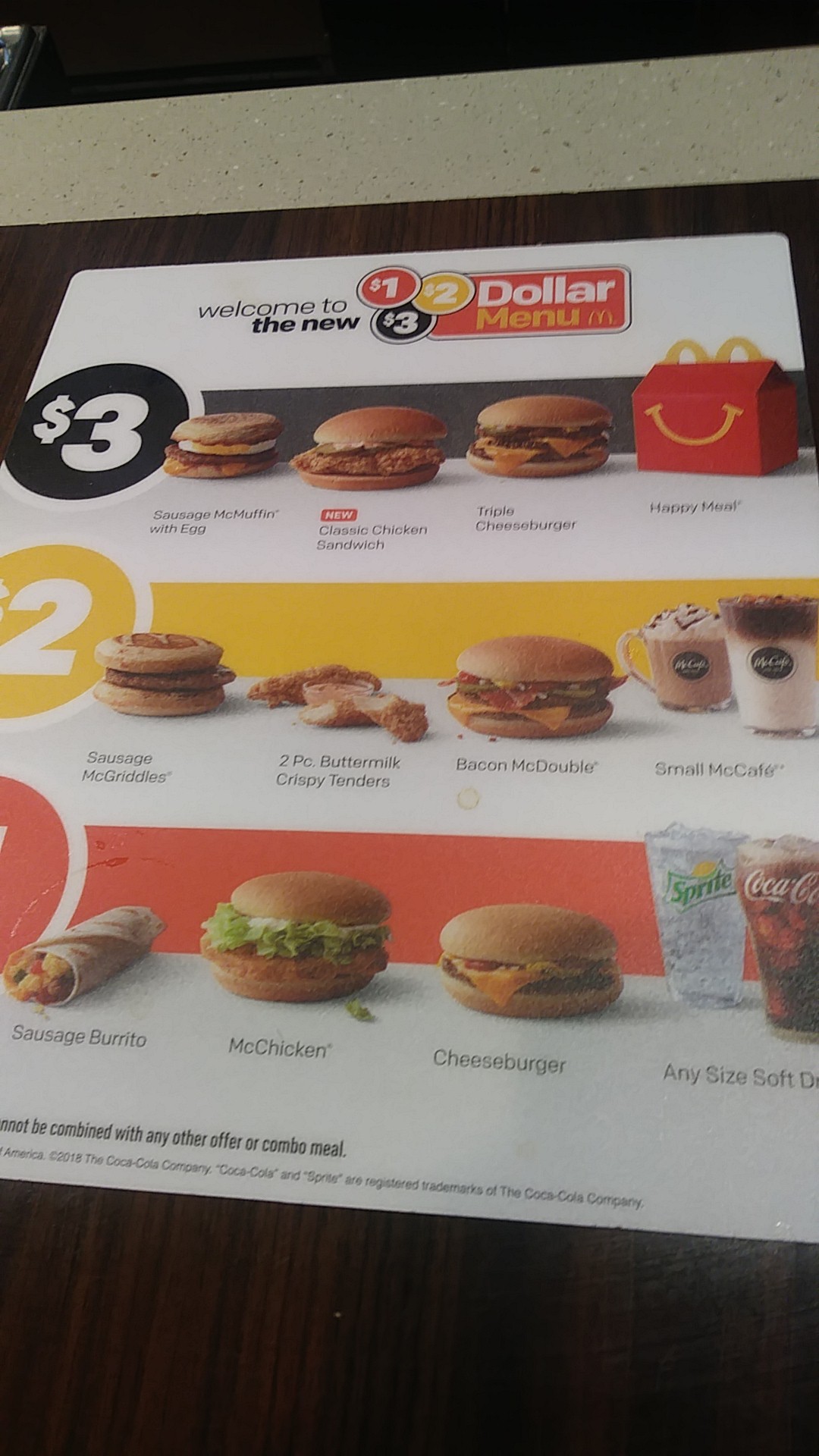 McDonald's Menu