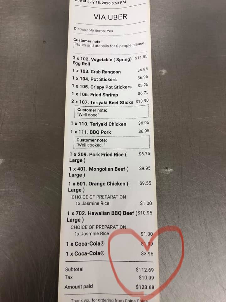 china china restaurant Menu