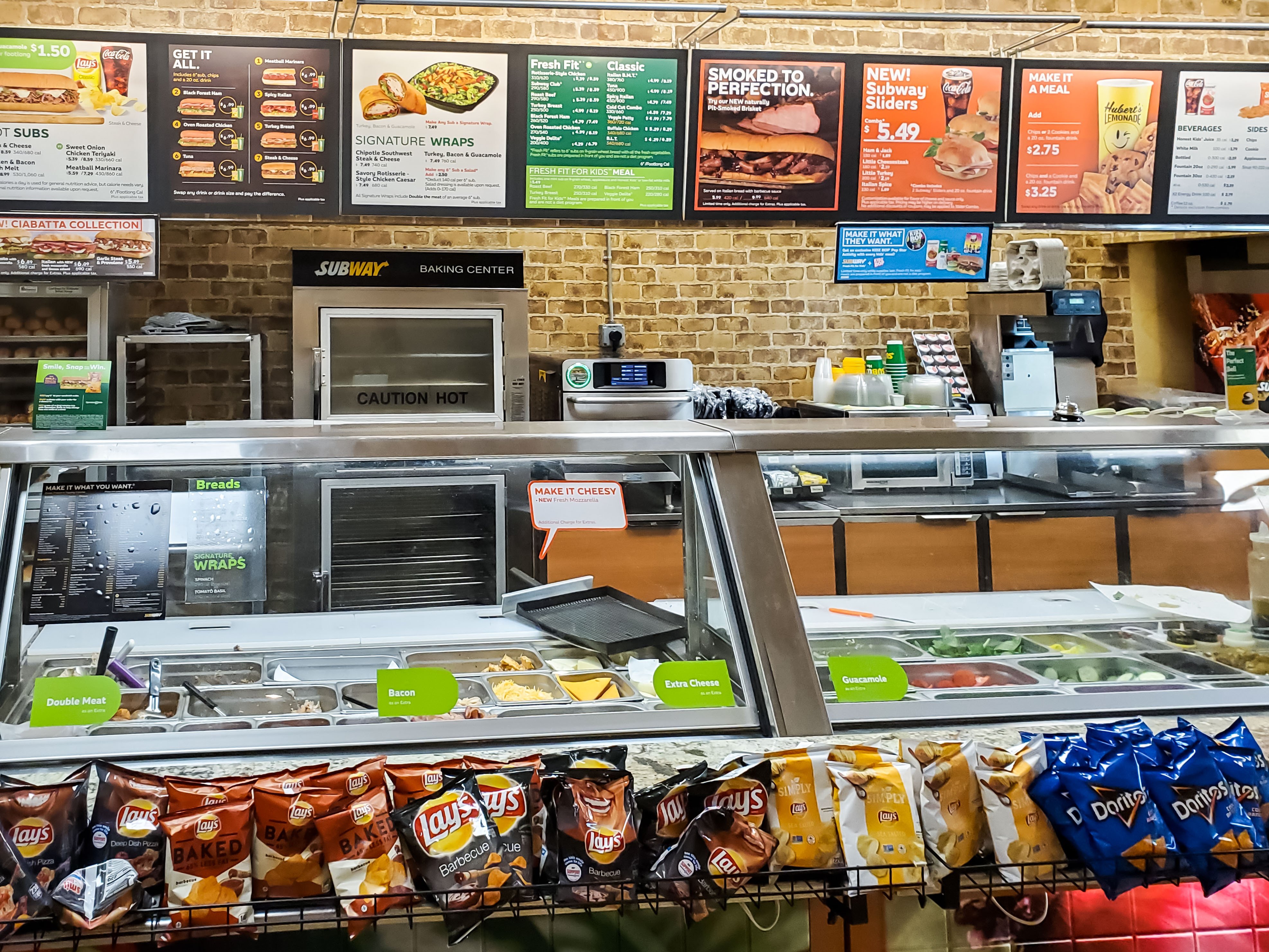 Subway Menu