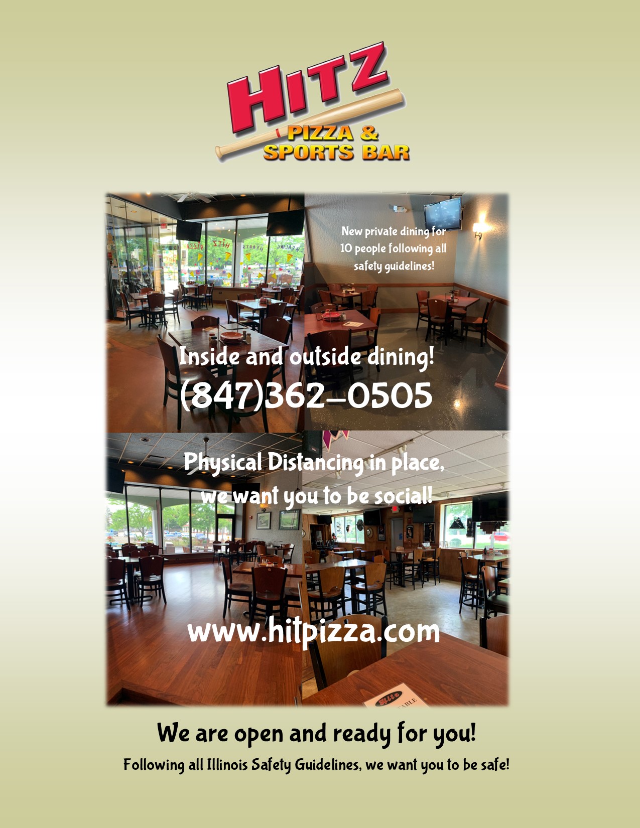 Hitz Pizza and Sports Bar 700 Butterfield Rd, Mundelein