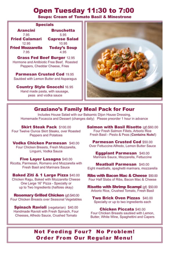 Graziano's Brick Oven Pizza 5960 W Touhy Ave, Niles