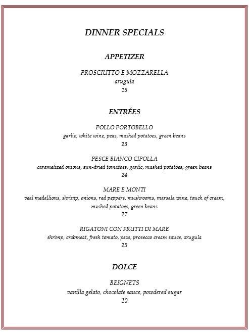 Trattoria Oliverii 1358 Shermer Rd, Northbrook