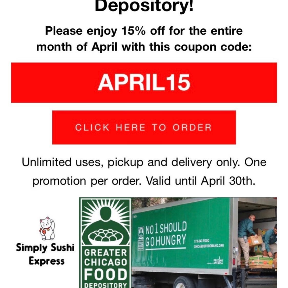 Simply Sushi & Co. 2750 Dundee Rd #1, Northbrook