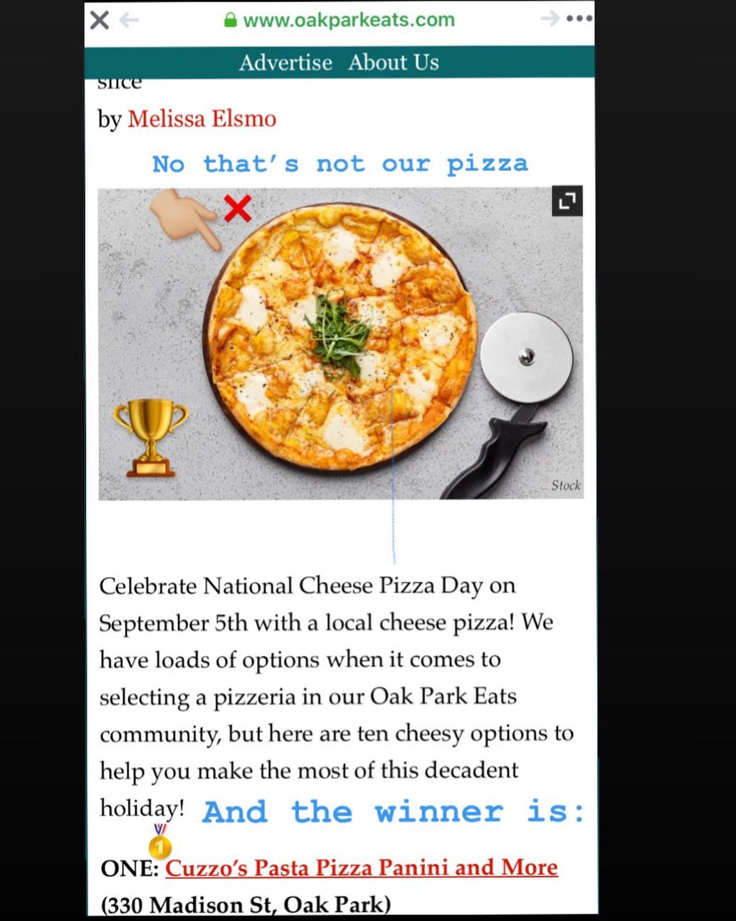 Photo credit: Facebook