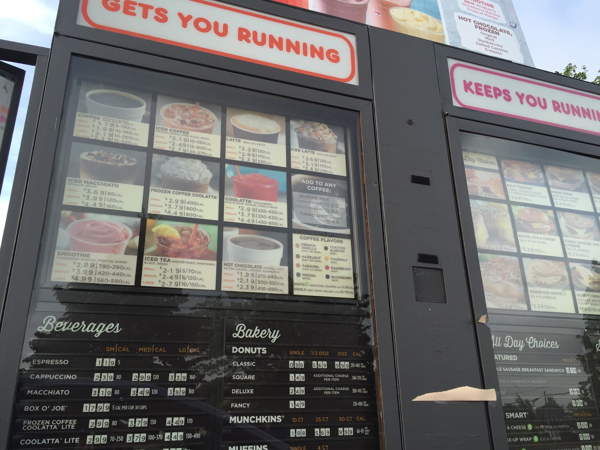 Dunkin' Menu