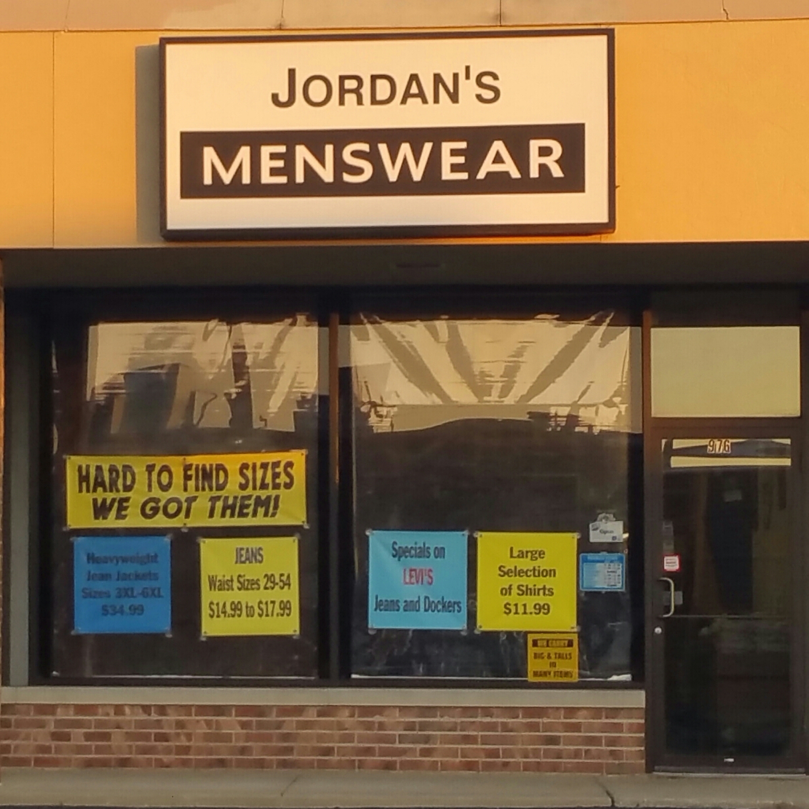 Jordan's Mens Wear