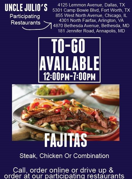 Uncle Julio's Mexican From Scratch 4999 Old Orchard Shopping Center, Skokie