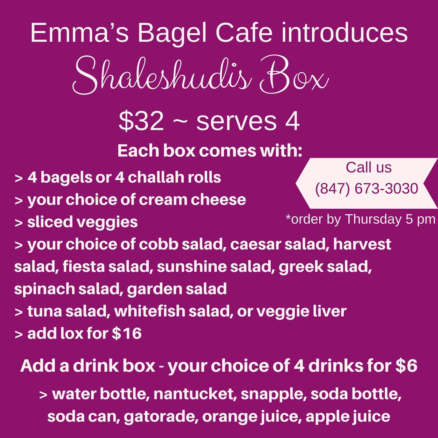 Emma's Bagel Cafe 9306 Skokie Blvd, Skokie