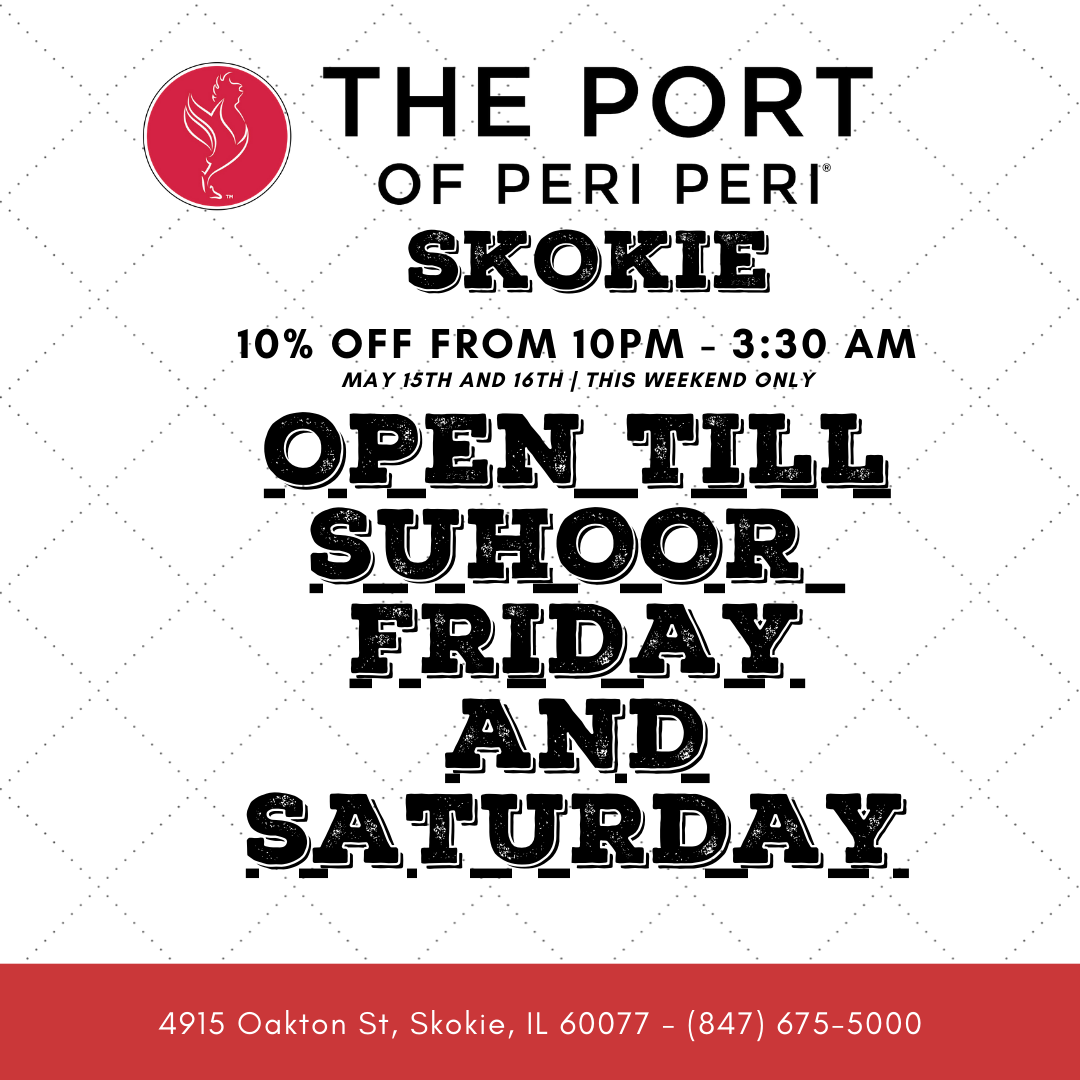 The Port of Peri Peri 4915 Oakton St, Skokie