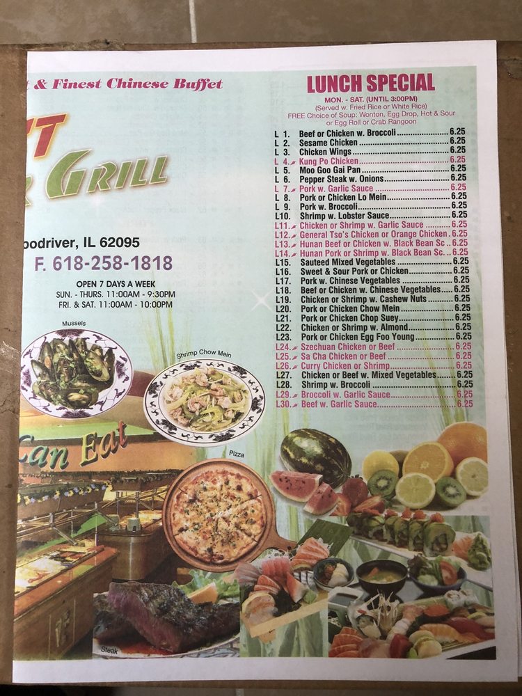 Best Buffet Grill 615 Wesley Dr, Wood River