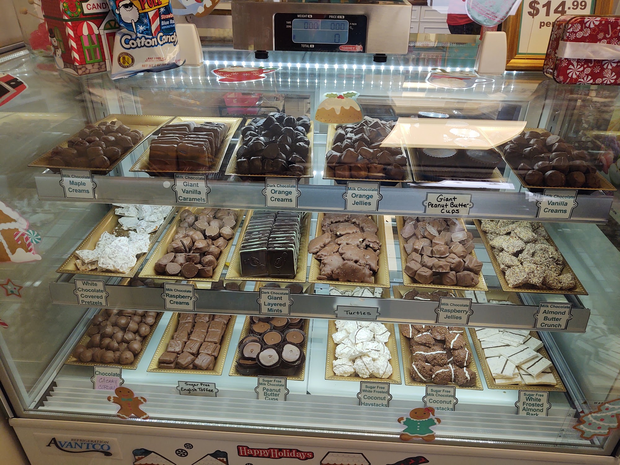 The Fudge Kettle Candy and Gifts Menu