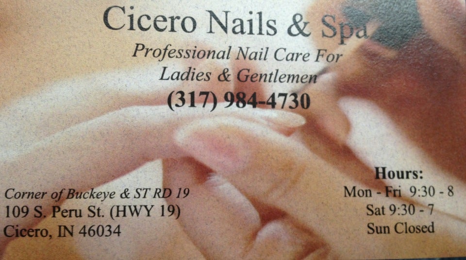 Cicero Nail & Spa 109 S Peru St, Cicero
