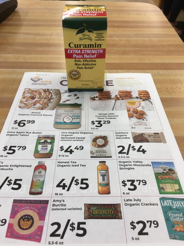 Natural Choices For Healthful Living Menu