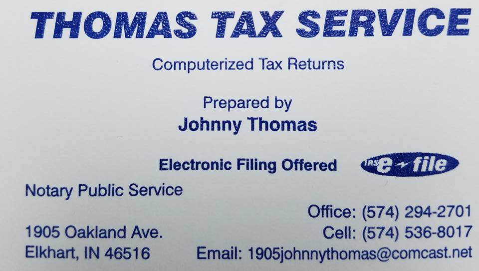 Thomas Taxes