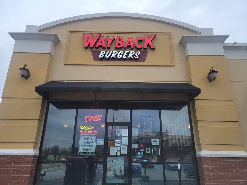 Wayback Burgers 115 Cross Pointe Blvd Suite 4, Evansville