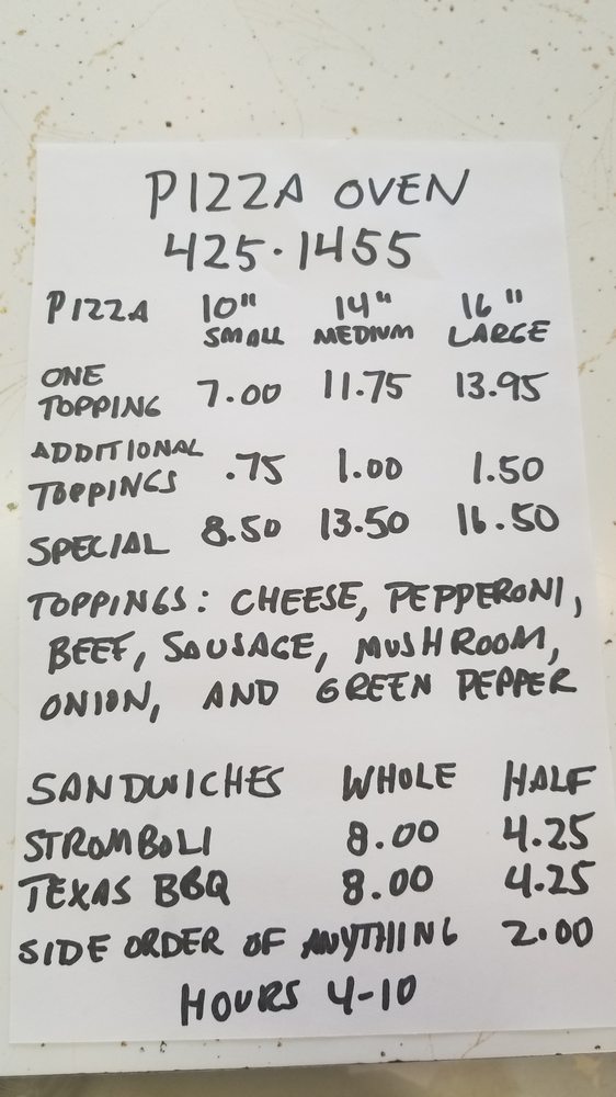 Pizza Oven 5806 Stringtown Rd, Evansville