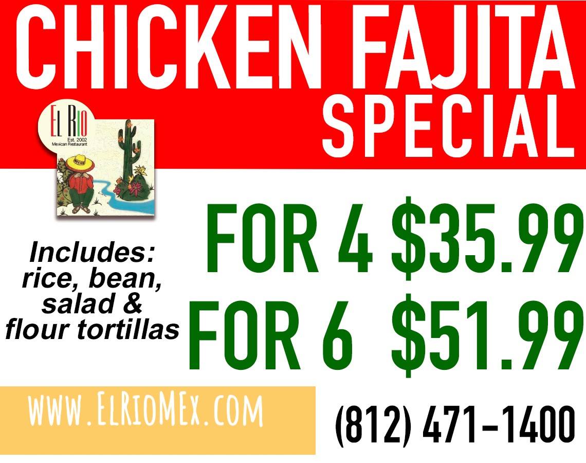 El Rio Mexican Cuisine 1919 N Green River Rd, Evansville