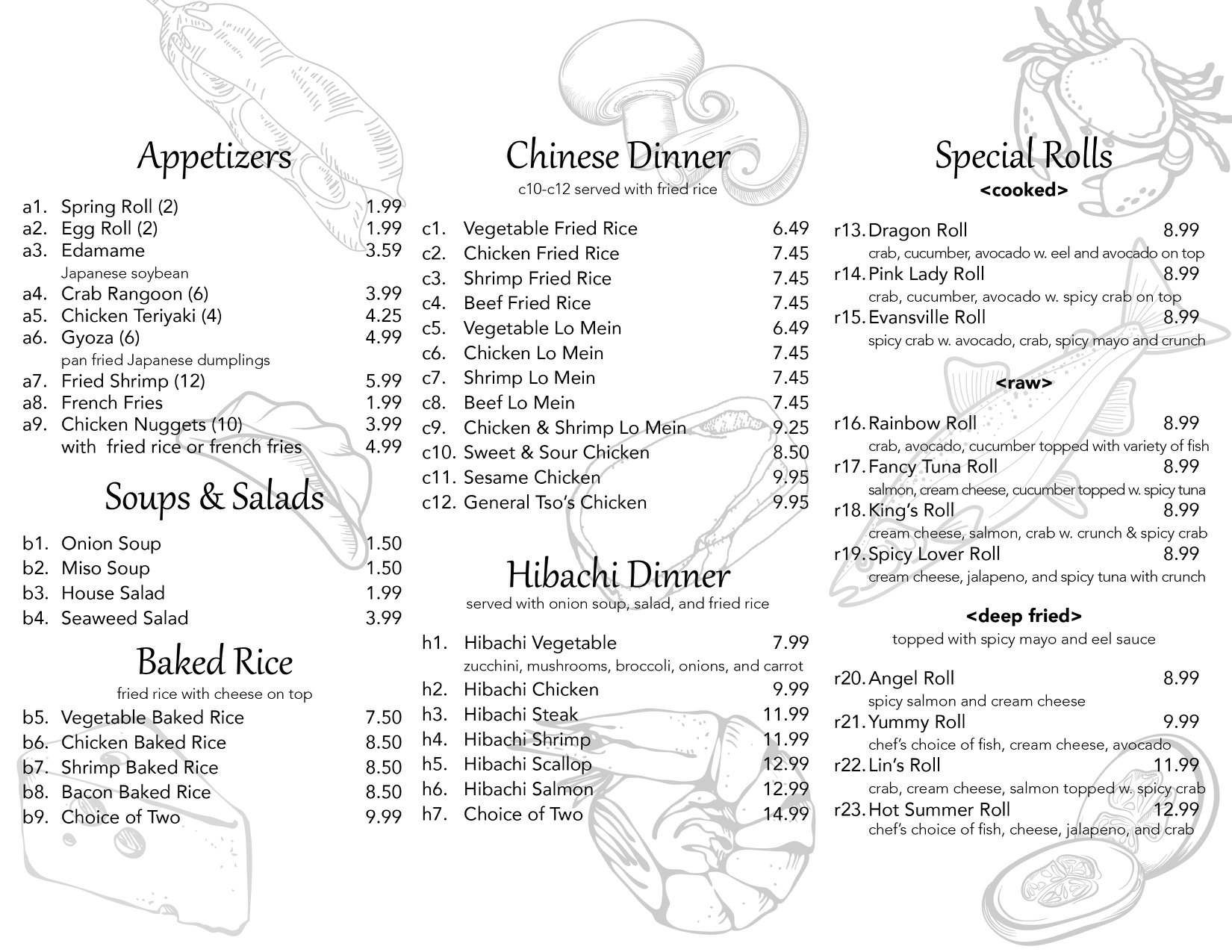 Lin's Asian Express 520 N First Ave, Evansville