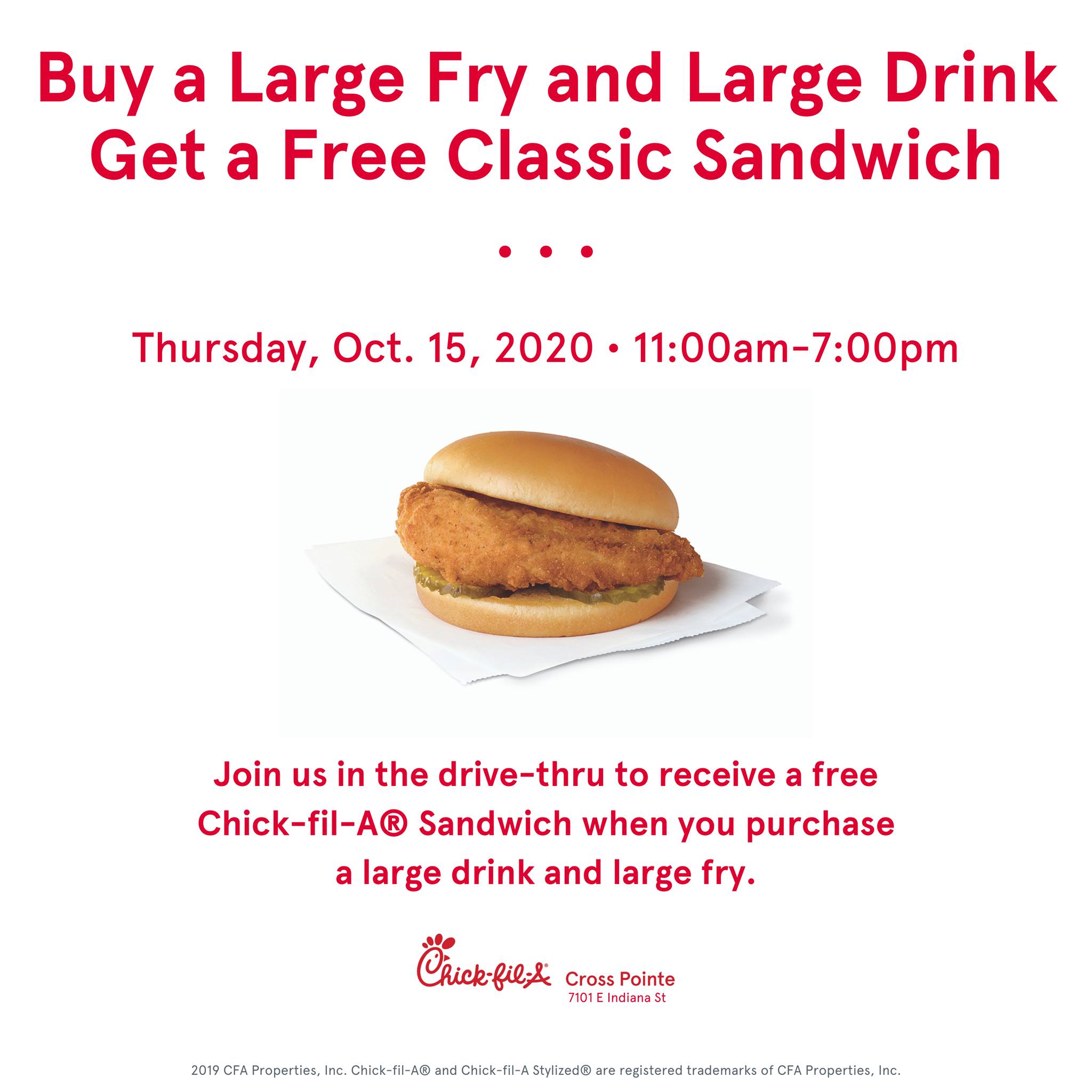 Chick-fil-A 7101 E Indiana St, Evansville