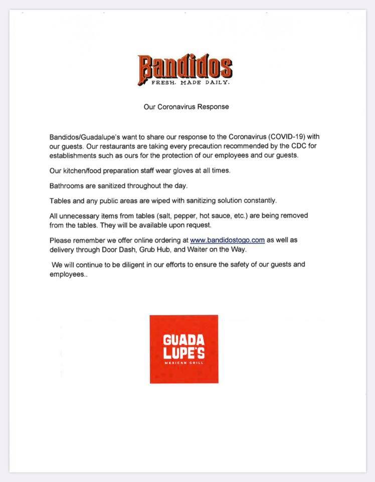 Bandidos Glenbrook Commons 4122 Lima Rd, Fort Wayne
