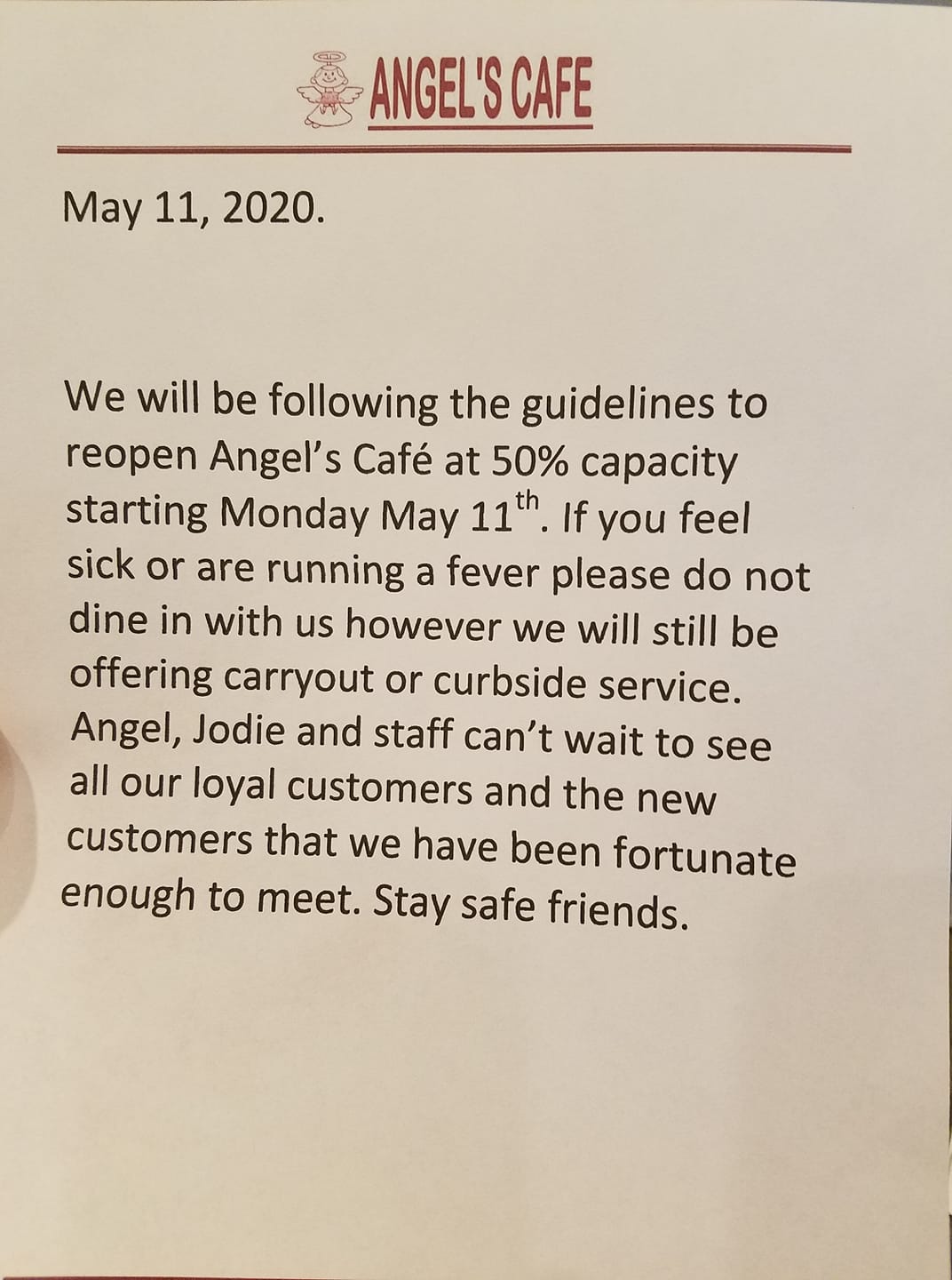 Angel's Cafe 6532 E State Blvd, Fort Wayne