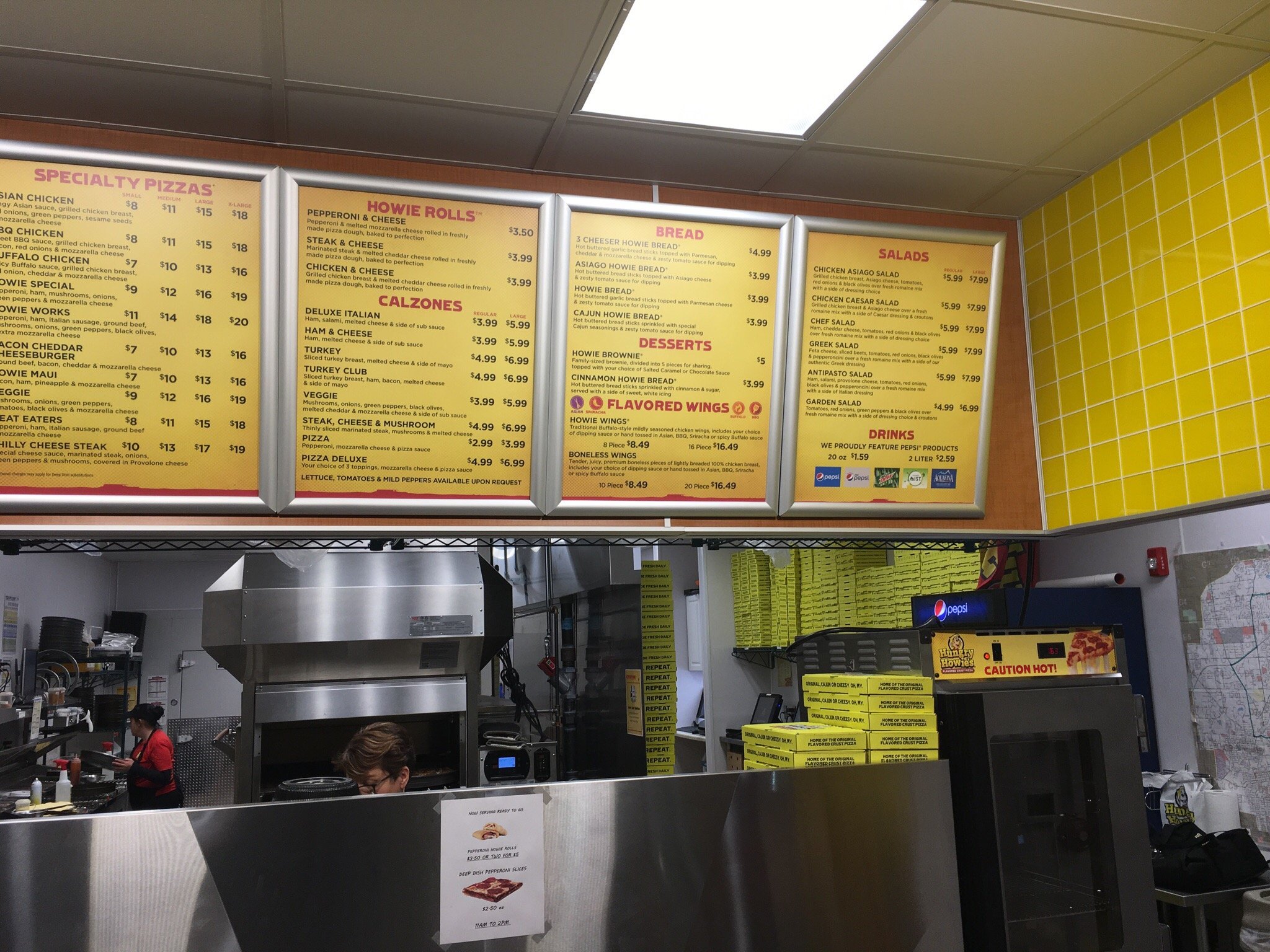 Hungry Howie's Pizza Menu