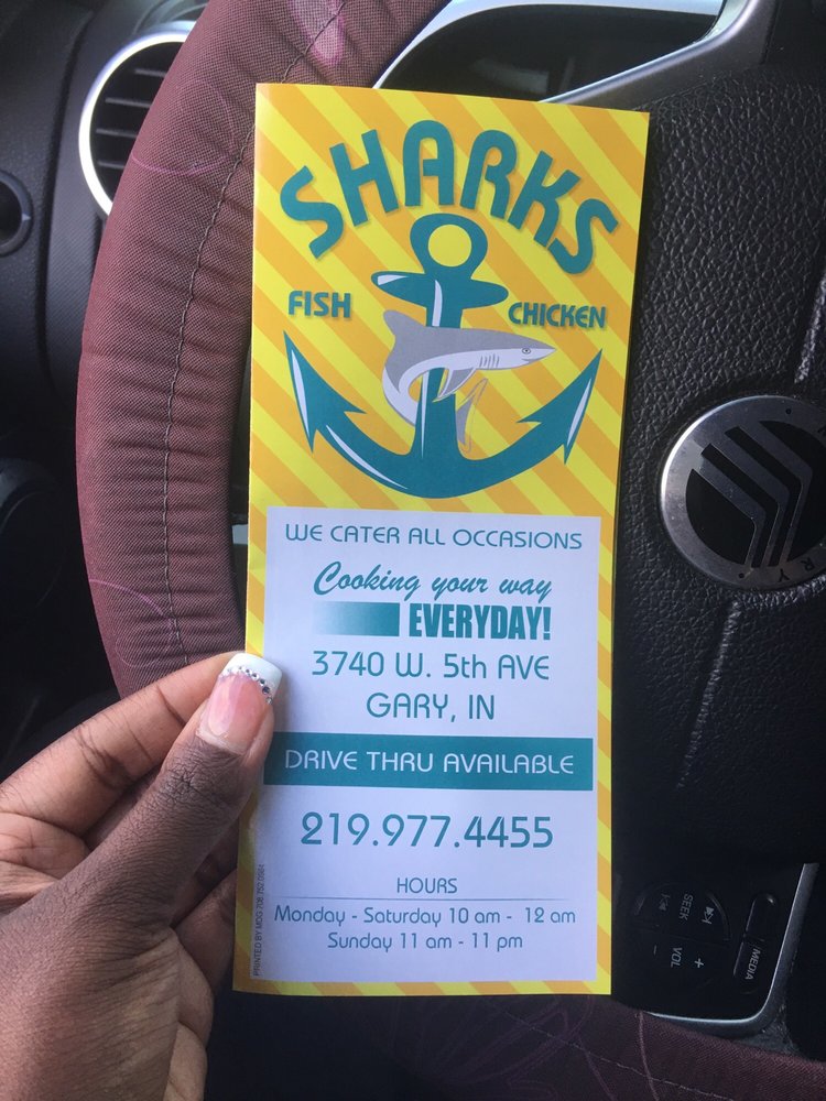 Shark's Fish & Chicken 3740 W 5th Ave, Gary