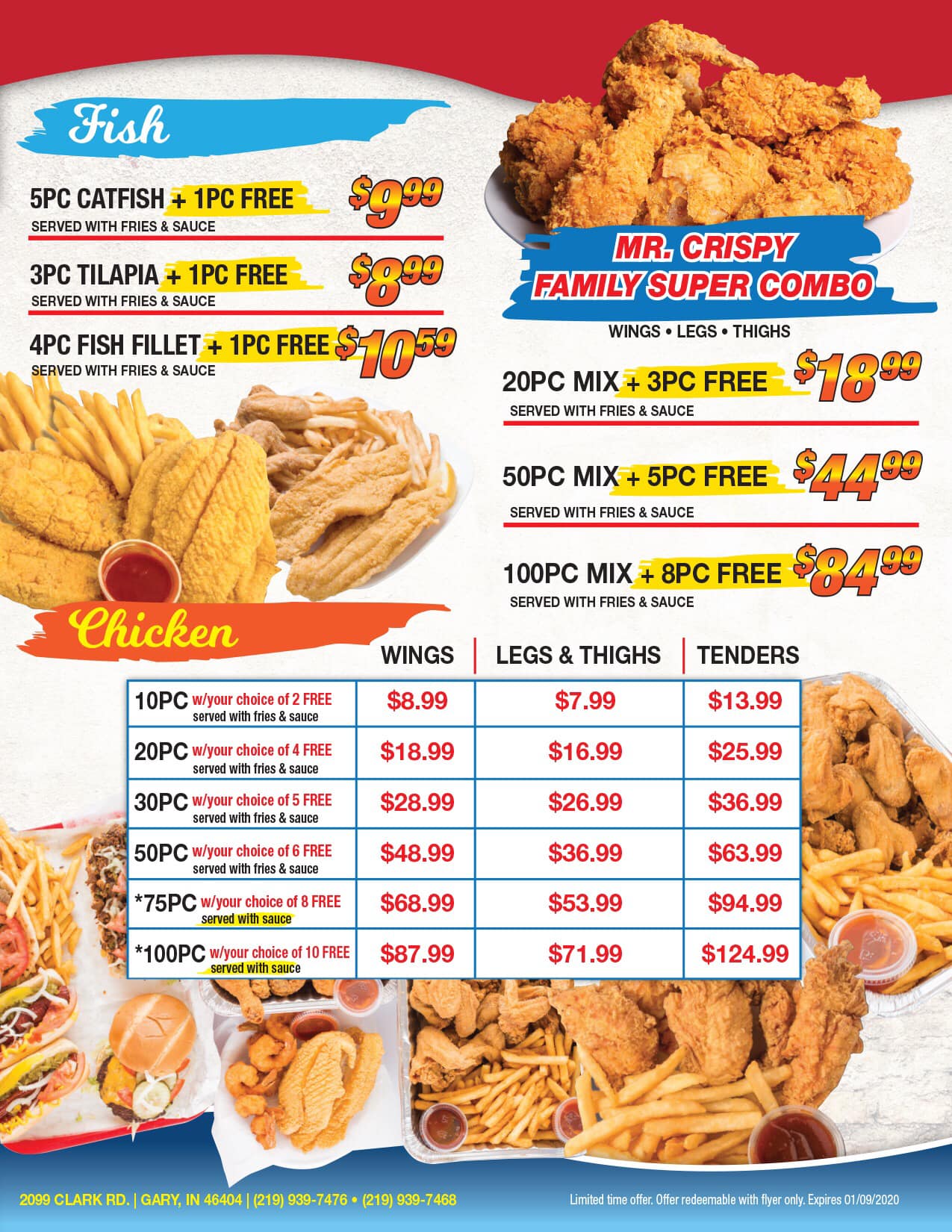 Mr. Crispy 2099 Clark Rd, Gary
